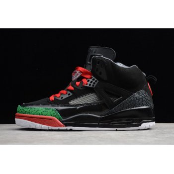 2019 Air Jordan Spizike Black Classic Green-White-Varsity Red 315371-026 Shoes